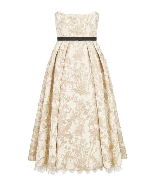 Belted Mid-Length Bustier Dress