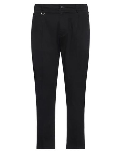 Man Pants Black Size 30 Cotton, Elastane