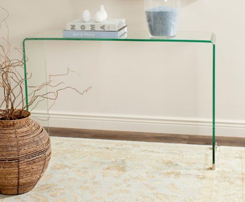 Safavieh Ambler Glass Console Table, Clear