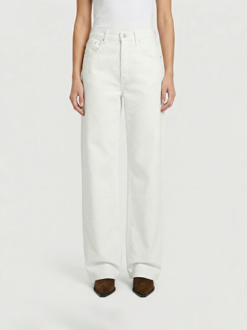 Jeans Woman color Beige
