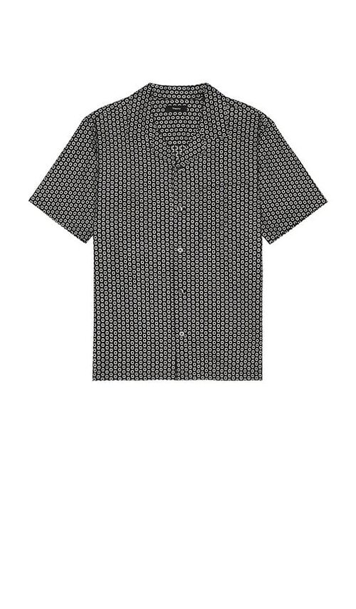 Theory Noll Camp Shirt in Black.  S. Also in L, M, XXL/2X