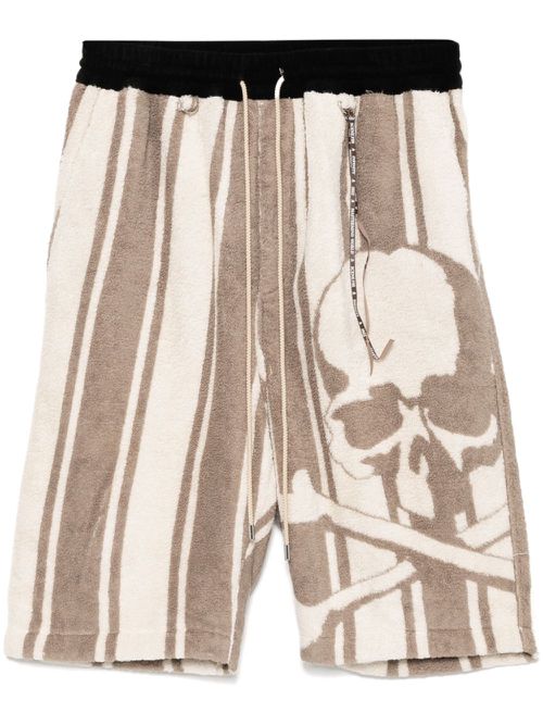 Logo-jacquard shorts - Neutrals