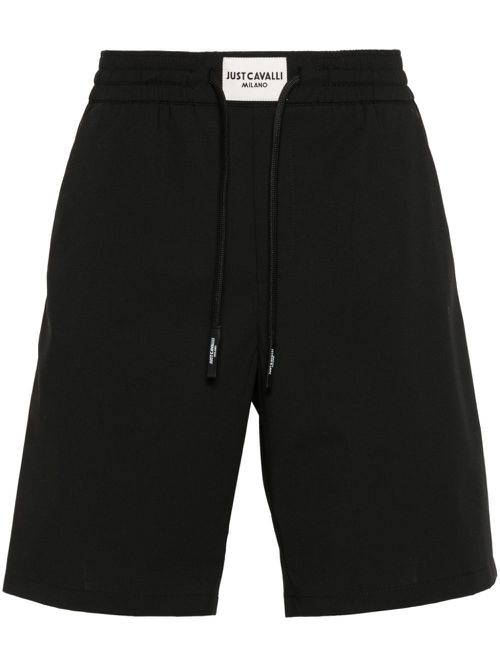 Logo-patch bermuda shorts - Black