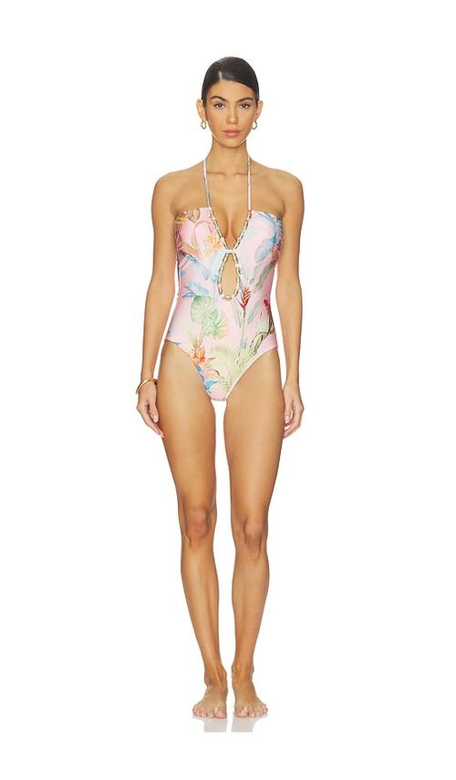 L'AGENCE Opus Halter One Piece in Pink. - XS also in S, M