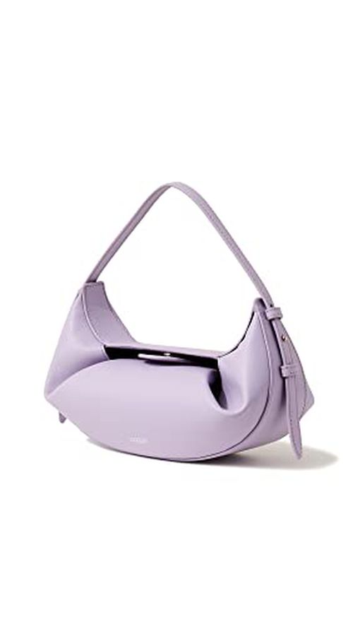 Yuzefi Women's Mini Fortune Cookie Bag, Peony, Purple, One Size