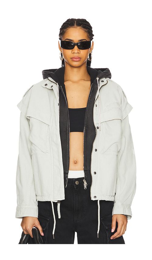 ALPHA INDUSTRIES UTILITY-JACKE in White. Größe XS. Also in L, M