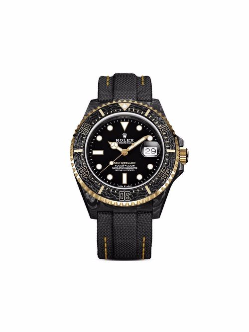 Pre-owned customised DiW Sea-Dweller 43mm - Black
