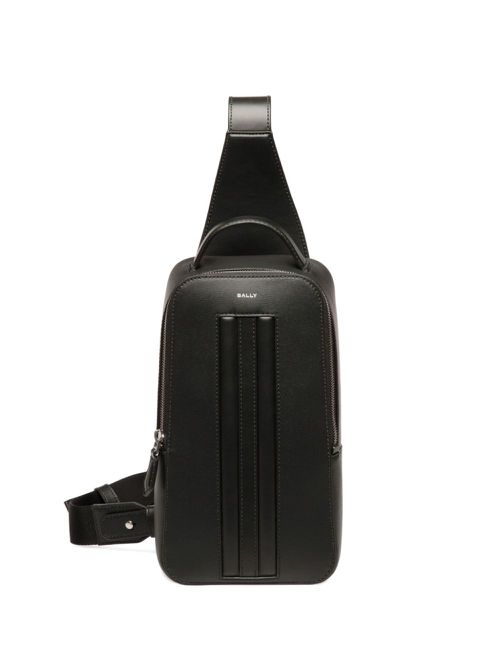 Logo-print shoulder bag - Black