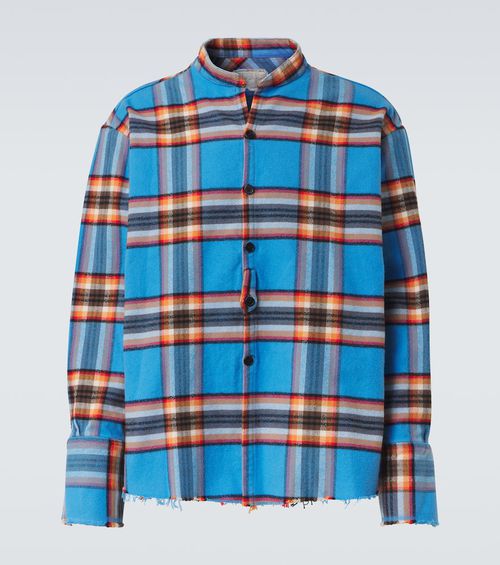 Plaid cotton shirt