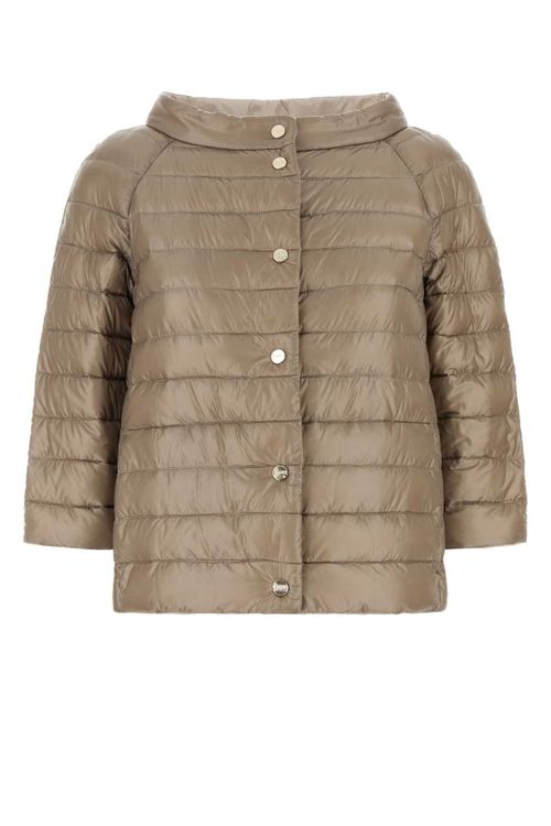 Reversibile Down Jacket — Beige