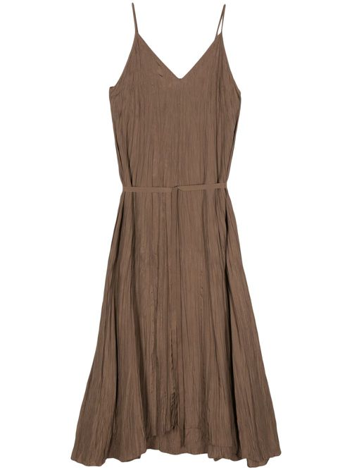 Daniele silk maxi dress - Brown