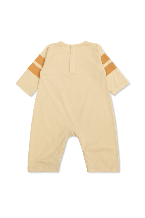 Jumpsuit With Print, Unisex, Beige