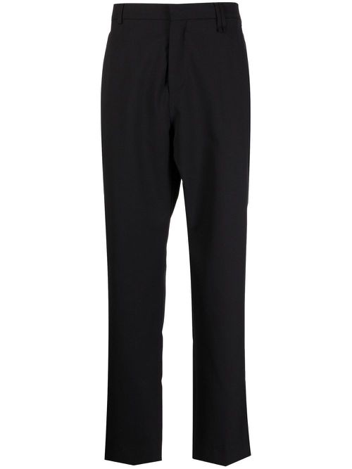 Straight-leg trousers - Black