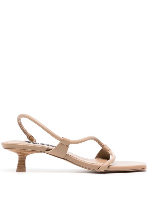 Teyana kitten heel sandals - Neutrals