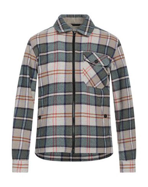 Woolrich Man Shirt Beige Size S Wool, Cotton, Polyamide, Polyester