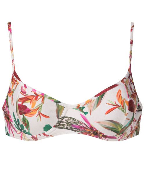 Fiji underwire-cup bikini top - White