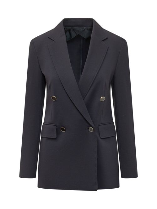 Double-Breasted Blazer with Stylish Rever