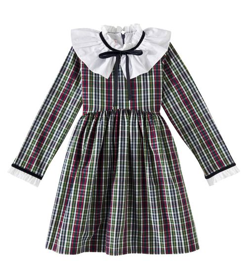 Flora Tartan cotton dress