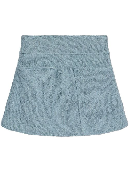 High-waisted skirt - Blue