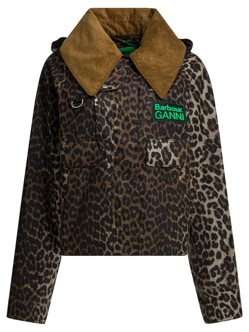 X Ganni Waxed Jacket Jackets And Coats Black