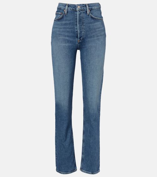 90's Pinch Waist high-rise straight jeans