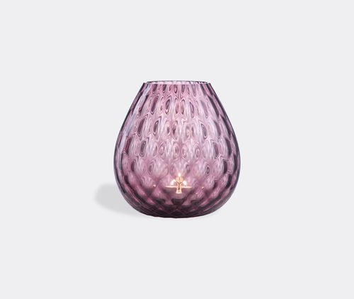 'macramé' Candle Holder, Large, Violet