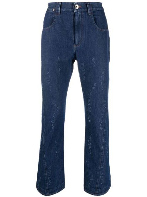 Tapered-leg jeans