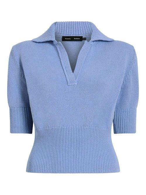 Reeve knit top - Blue