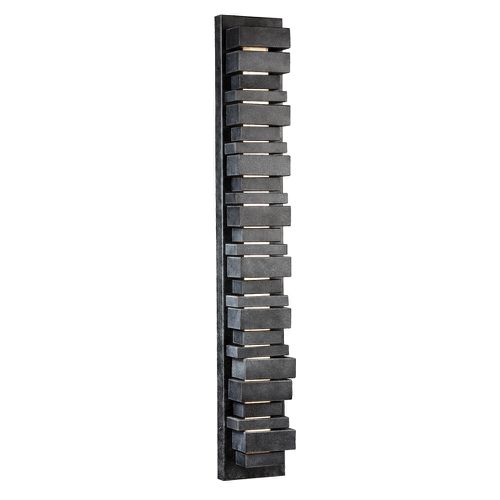 Visual Comfort Studio Ledgend Outdoor Wall Light in Dark Weathered Zinc by Sean Lavin