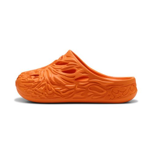 PUMA MB.04 Basketball Slides in Orange