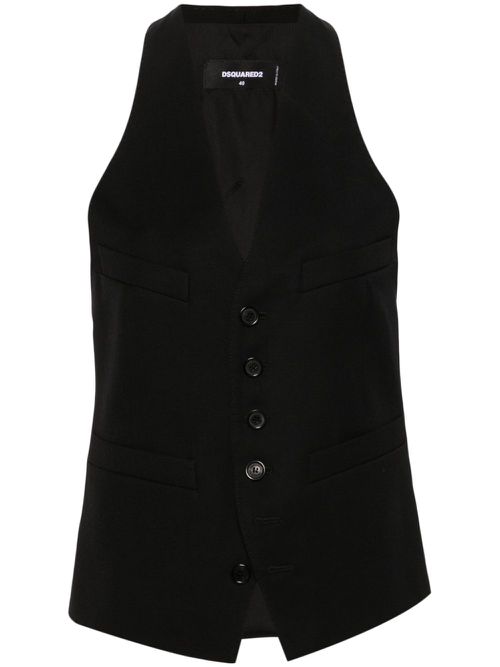 Classic Dean racerback waistcoat - Black