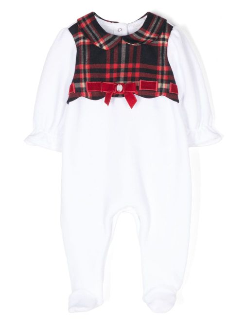 Logo-plaque pajamas - White