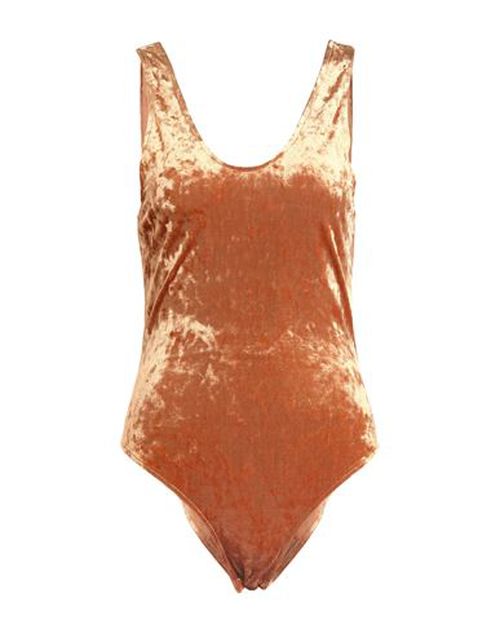 Forte_forte Woman Bodysuit Apricot Size 2 Polyester, Elastane