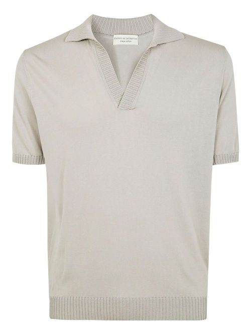 Filippo De Laurentiis knitted T-shirt - Grey