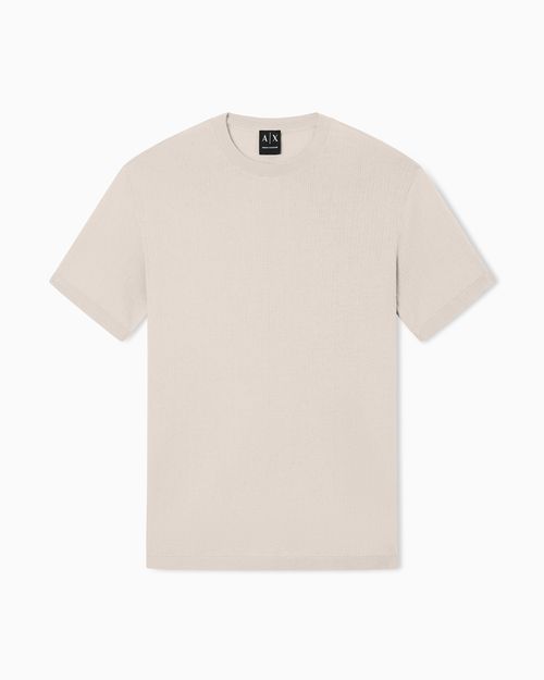 Ribbed cotton tricot top