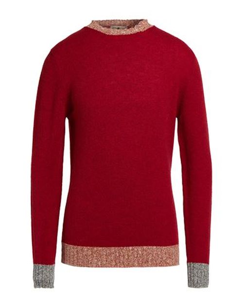 Man Sweater Red Size S Wool