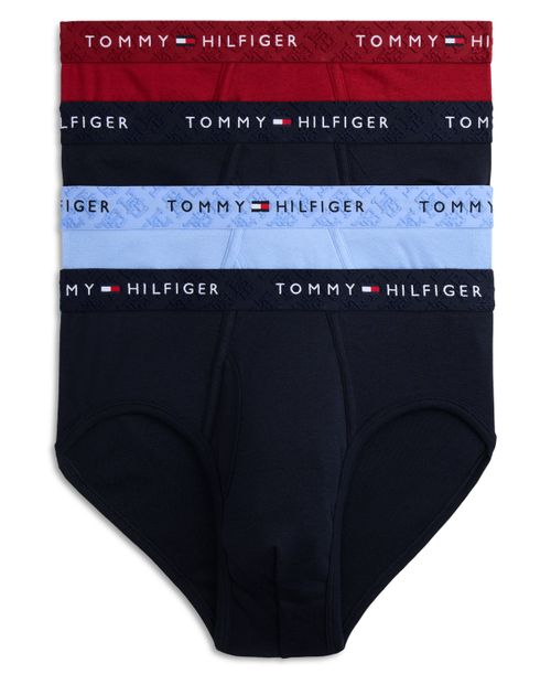 Men's Cotton Classics Briefs, 4-Pack - June Iris/Regatta Red/Desert Sky/Desert