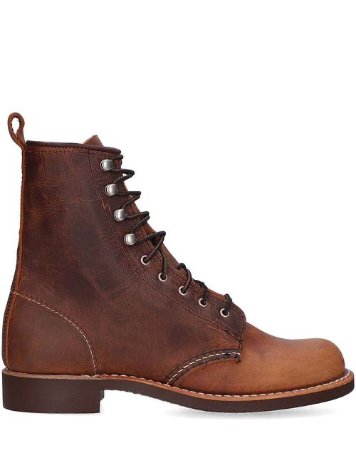 Red Wing Shoes lace-up leather ankle boots - Brown