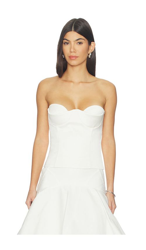 Anna October Raya Corset Top in Ivory. - S also in XS