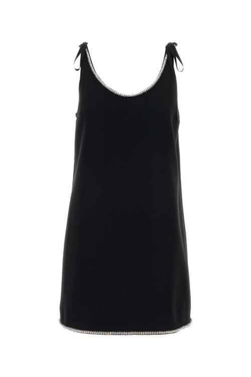 Sable Mini Dress — Black