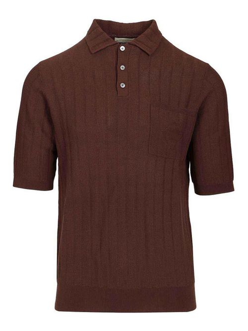 Cotton Knit Polo Shirt