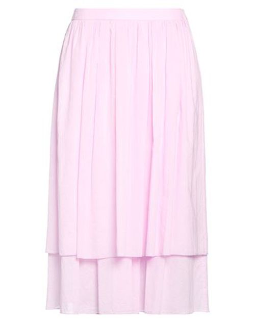 Easy Woman Midi skirt Pink Size 6 Cotton
