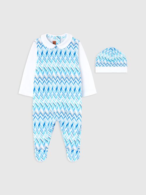 Missoni - 3-piece set with zig zag print, Boy, White