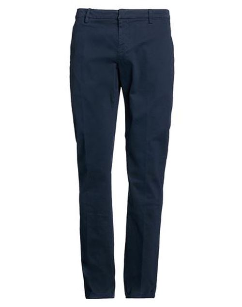 Man Pants Midnight blue Size 35 Cotton, Elastane