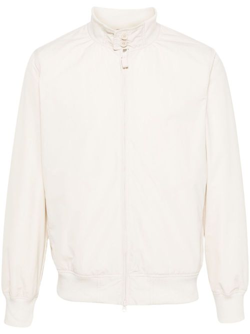 Long-sleeved zipped jacket - Neutrals