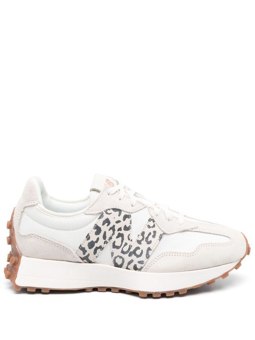 327 leopard-print lace-up sneakers - Neutrals