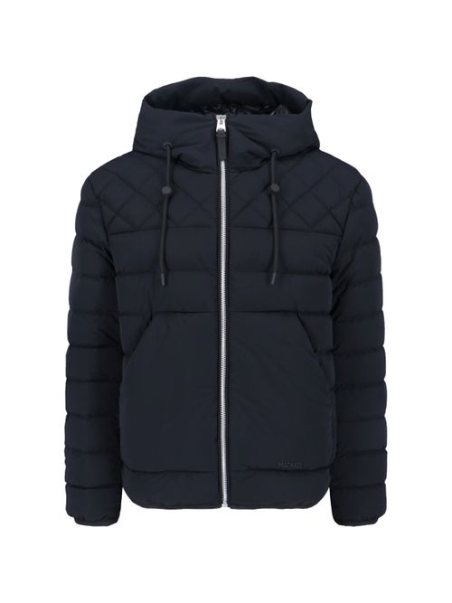 Men's Quilted Down Puffer Jacket in Recycled Nylon