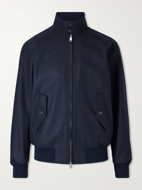 G9 Melton Virgin Wool-Blend Harrington Jacket