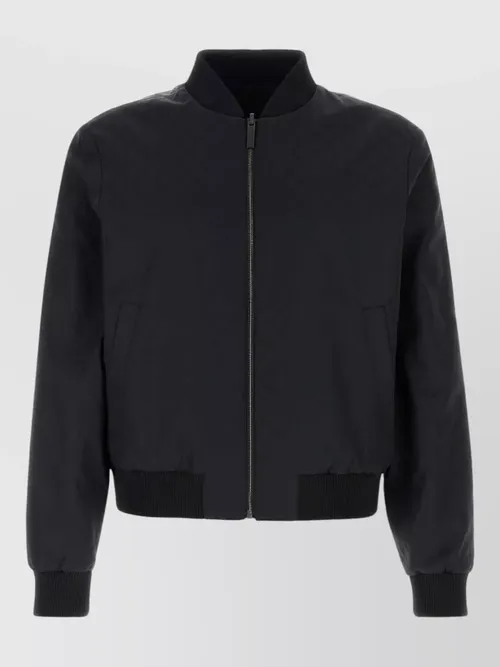 Gucci - gg reversible faille jacket ribbed tri