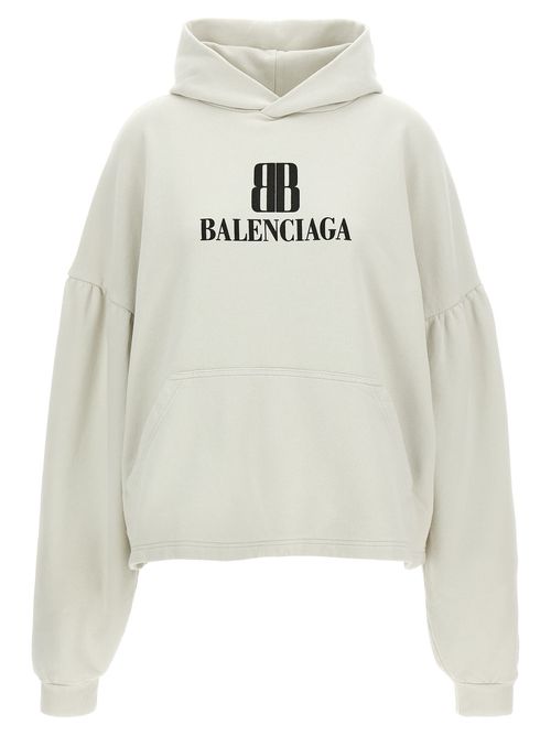 Cropped Logo Hoodie